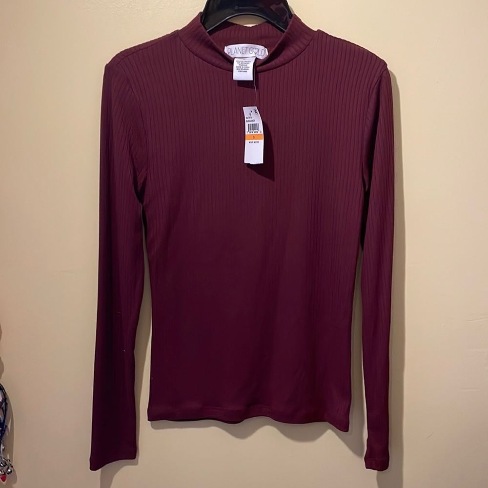 Burgundy Shirt.
